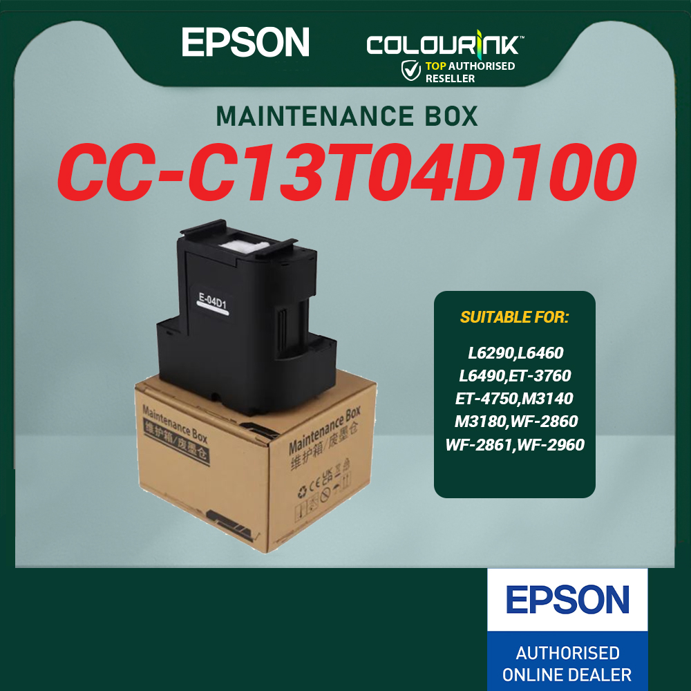 Compatible C13T04D100 Maintenance Box | Non-Original Ink Maintenance Tank for Epson Printer