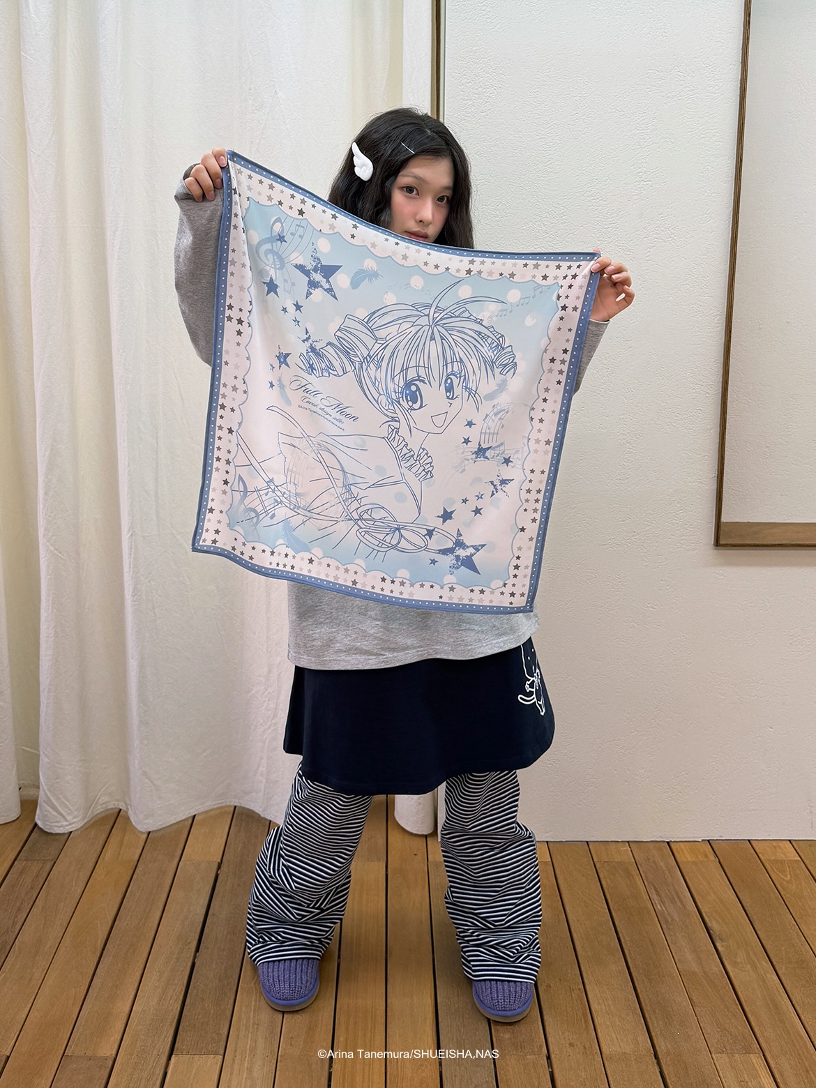LUNA BANDANA｜韓國 星河滿月 X CAVISH 服飾系列 (Full Moon） (26204-P)