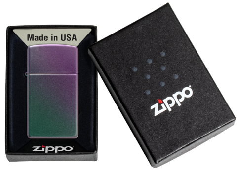 Zippo 49267 窄版虹彩亮漆(素面)防風打火機 漸變飾面 | 防風打火機 | ZIPPO 指定授權經銷商 |美國製造 | 收藏