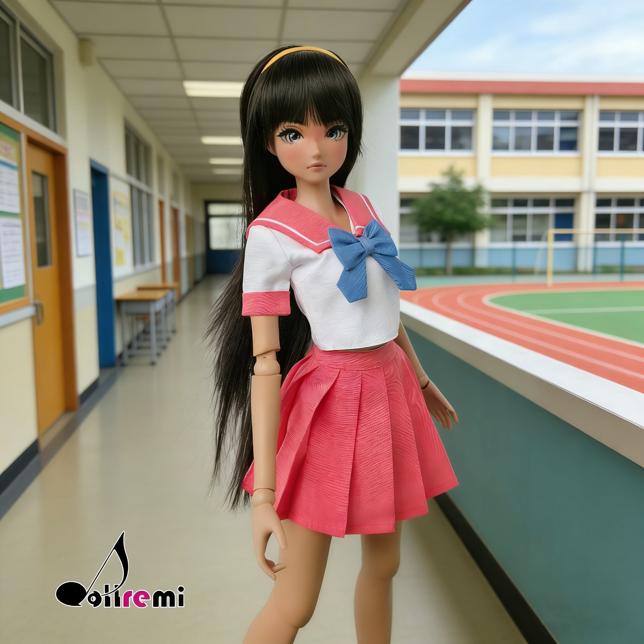 【dollremi】(DD0905) COS 烏龍派出所 KochiKame 早乙女沙織 Saori Saotome 學校制服 School uniform