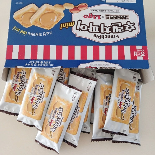 韓國 HAITAI  花生醬 忌廉酥餅 179g / 盒｜Mini Peanut Butter Cream