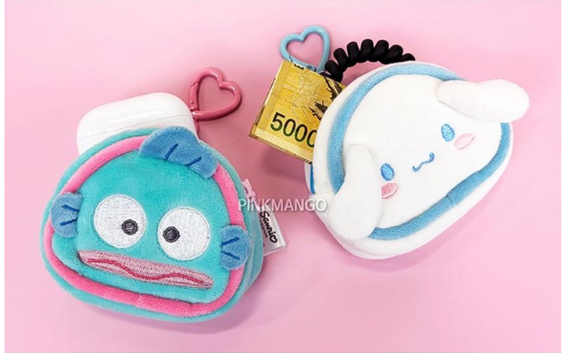 【預訂】韓國直送 Sanrio 飯糰造型收納小包鑰匙扣盲盒套裝