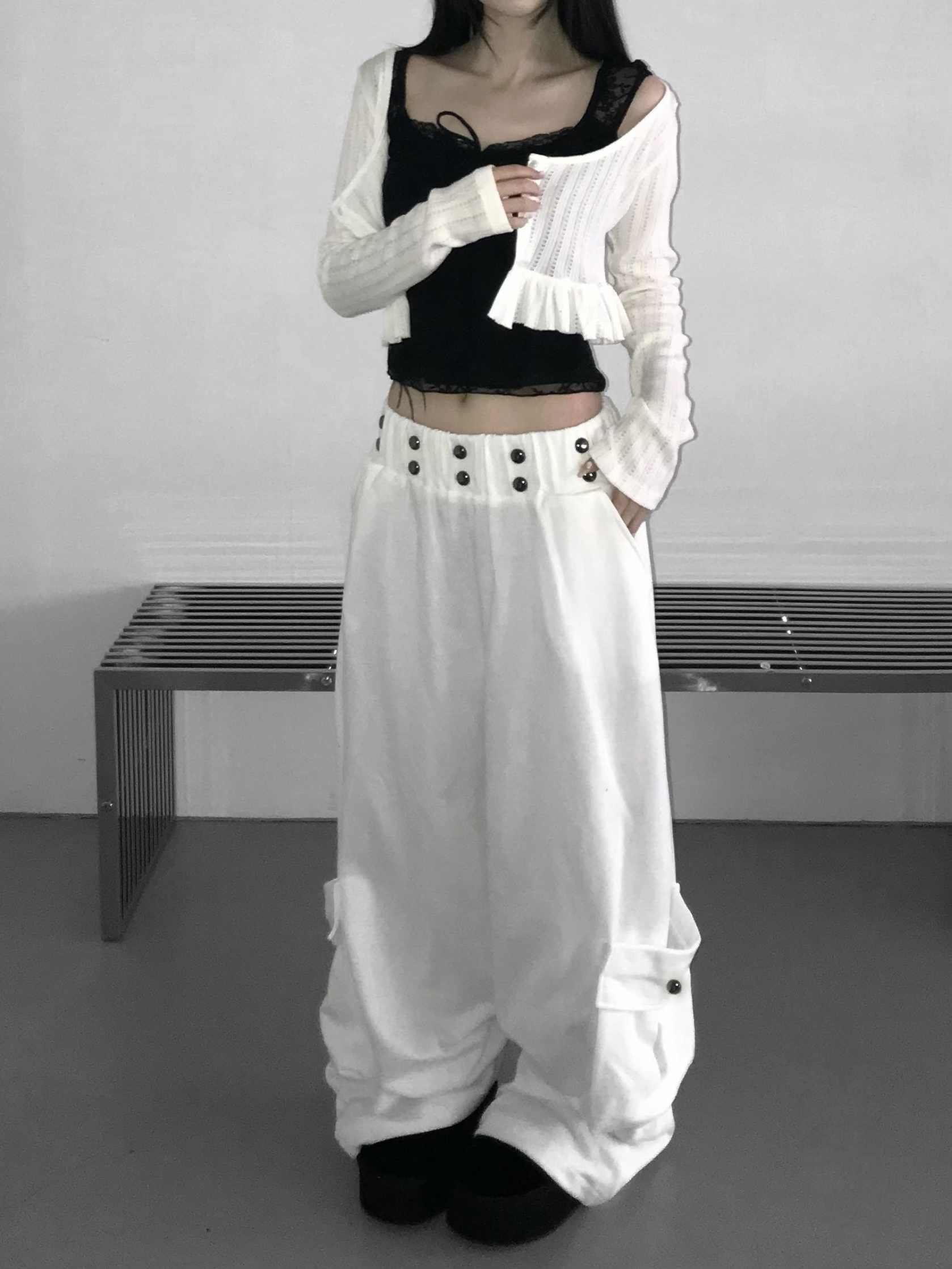 Nova Snap Wide-Leg Cargo Pants