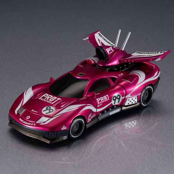 (預訂訂金 $200) (總價 $493) (魂限) MegaHouse C.F.C. Cyber​​ Formula Collection -Heritage Edition- 新世紀GPX 高智能方程式 ~繼承豹之魂 (原型豹 Z-6 / 隱形豹 Z-7) 2車 套裝 (連特典立牌及金屬牌2款) (行版)