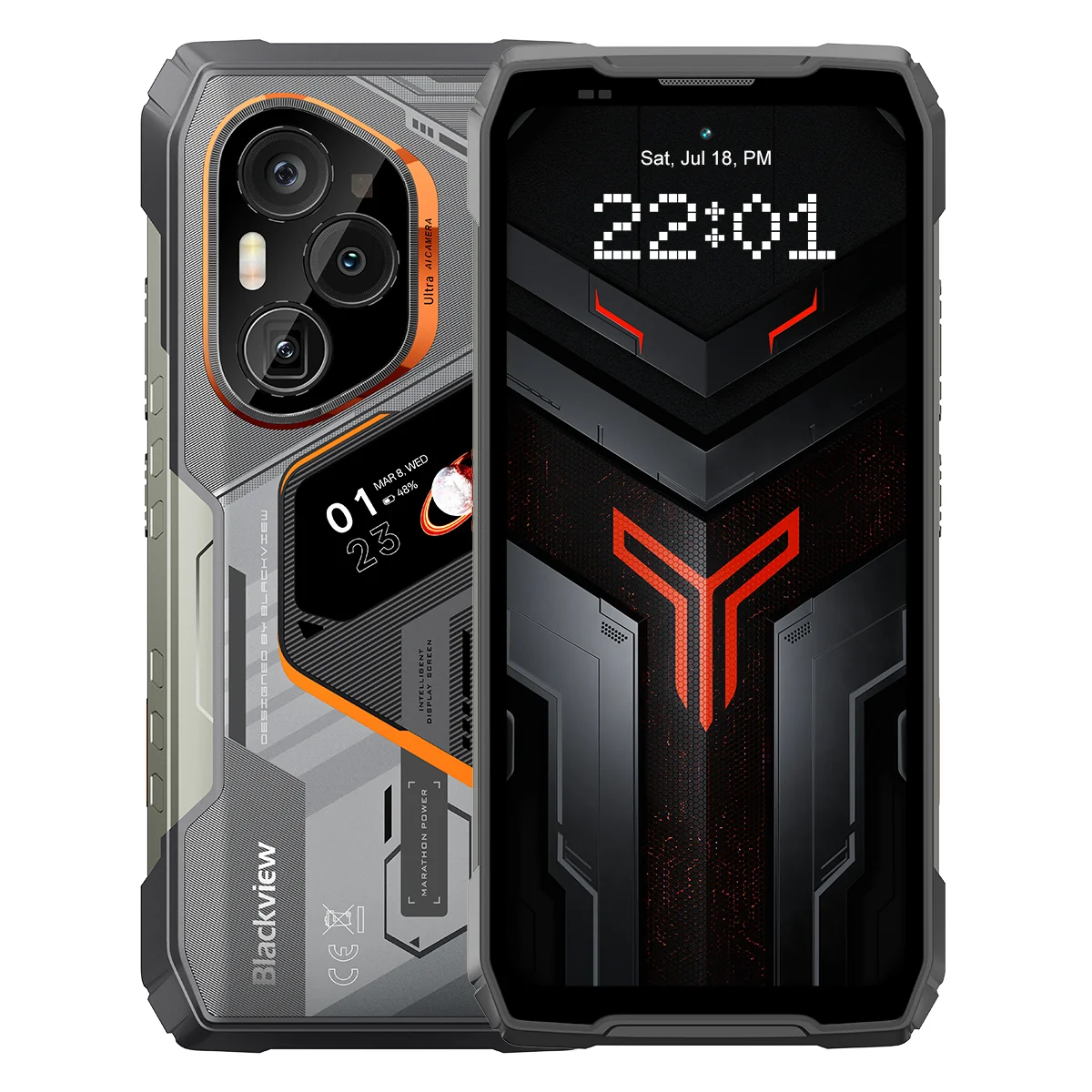 Blackview XPLORE 6 5G | 6.73吋 AMOLED 120Hz 12000mAh 1.47吋背屏 WiFi7 eSIM 增距鏡套裝 三防手機