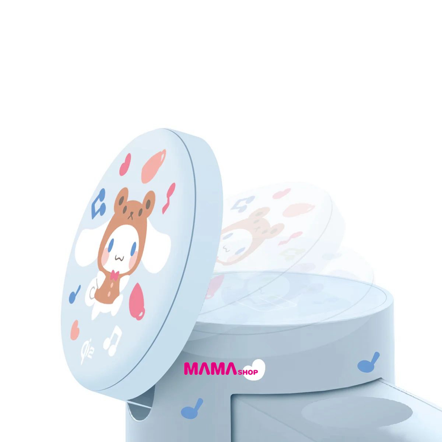 Sanrio Cinnamoroll 玉桂狗 GE1 Qi2迷你掌心5合1 MagCharge 15W磁吸無線充電座(第二代CN2)