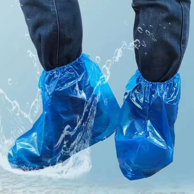 Enhanced Long and Short Waterproof/RainProof Thick PE Shoe cover [50pcs per pack]