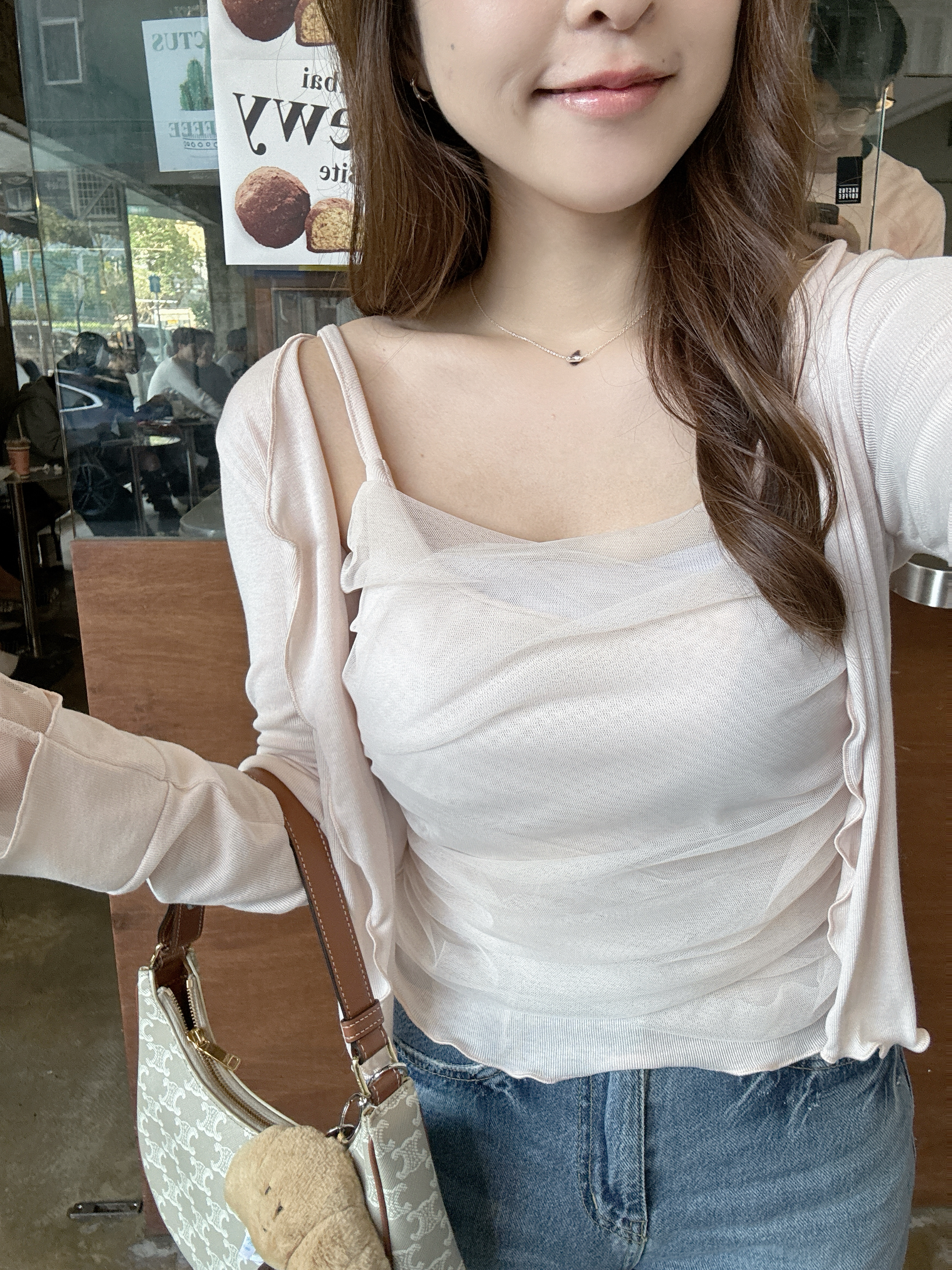 【直播追加款】附內墊！輕薄網紗吊帶套裝