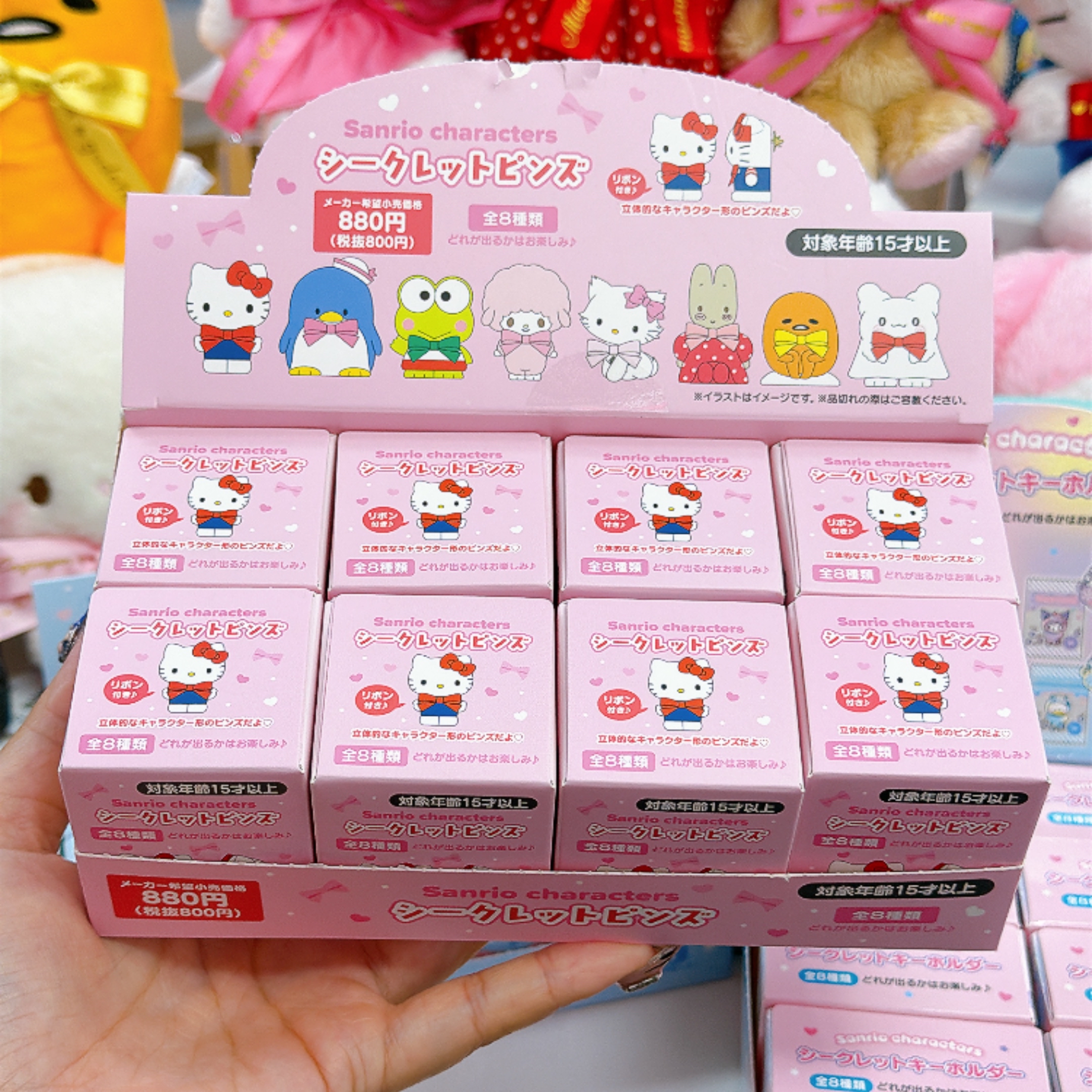 日本直送Sanrio 2026大賞系列公仔/扣針盲盒（隨機抽出