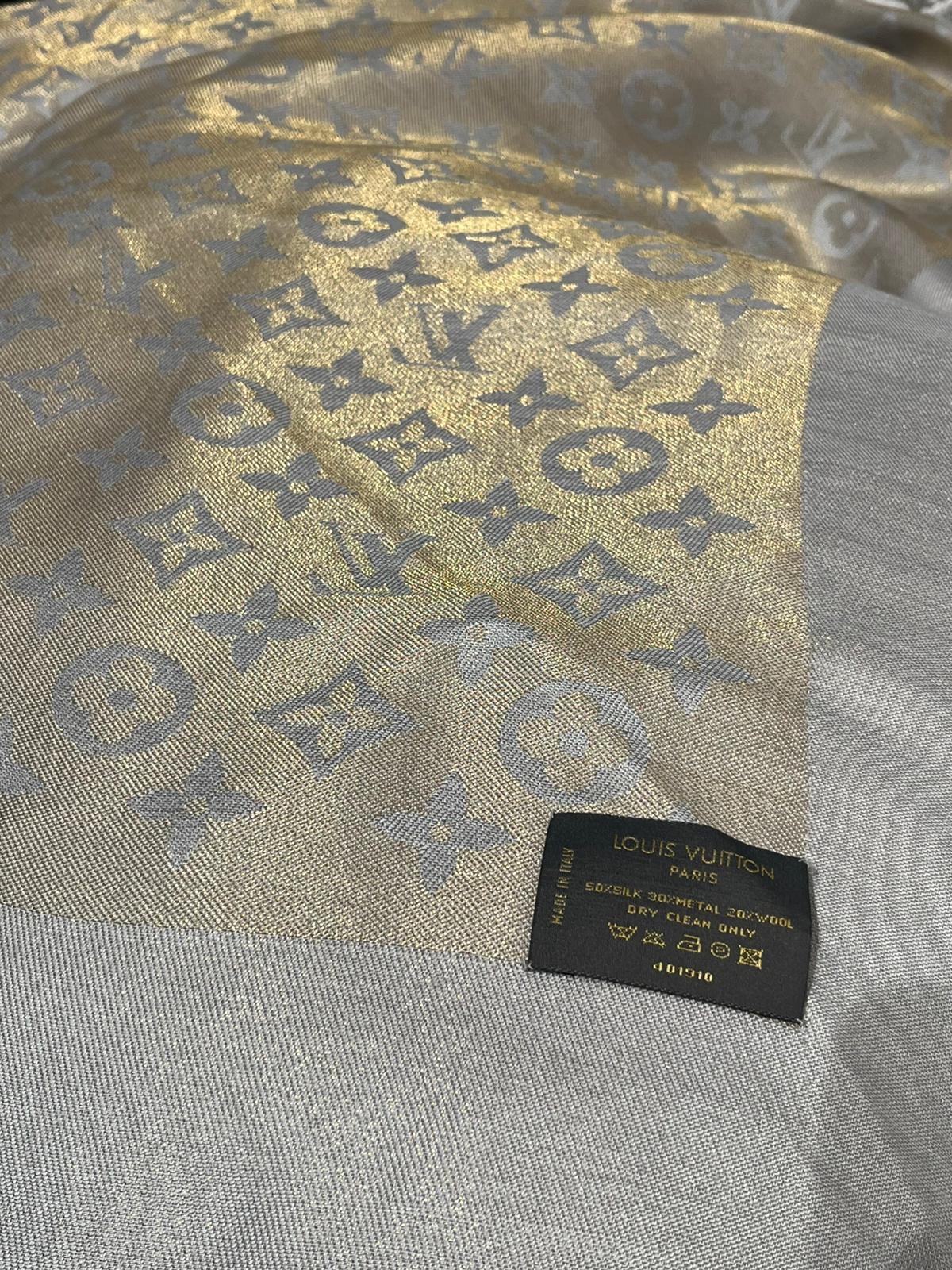 LV Scarf silk wool 100%Authentic, 95%New 