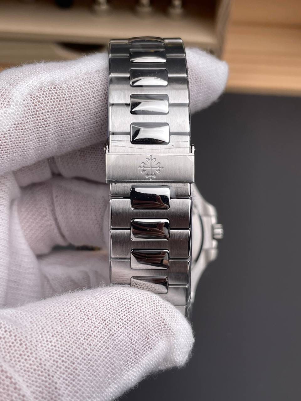 鹦鹉螺5711 雪山白/40mm/324机😍💯🤍