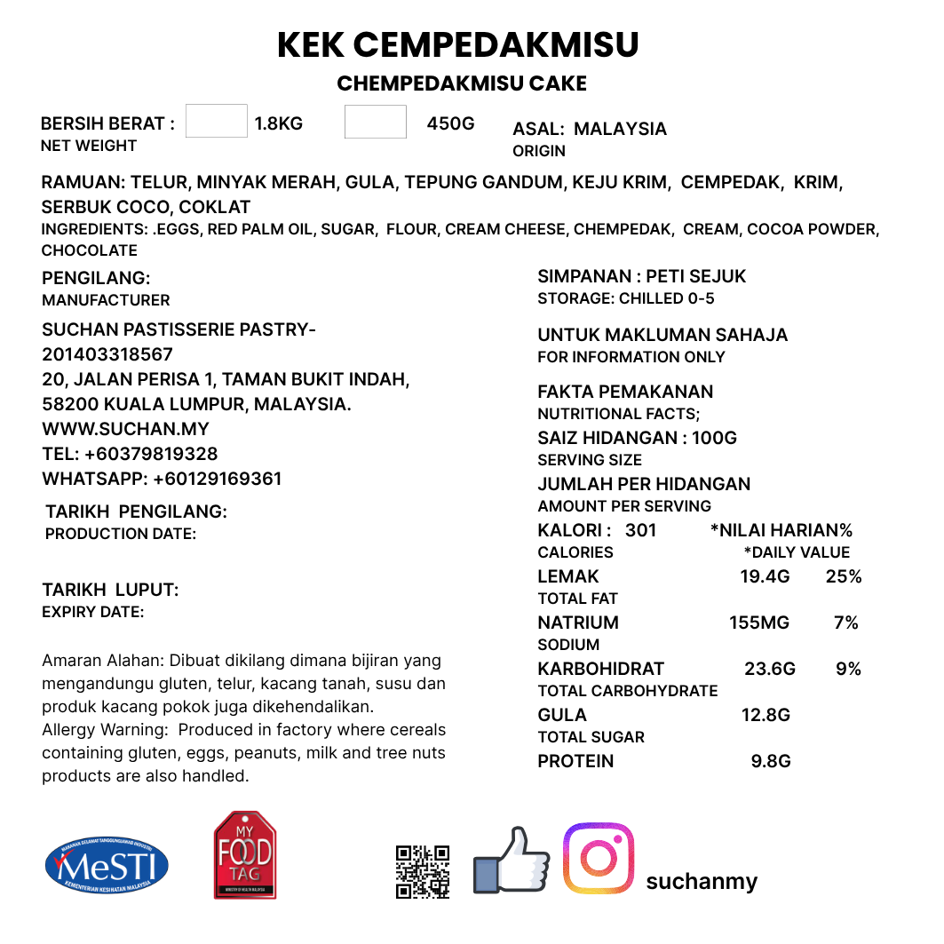 Chempedakmisu - Pre Order 3 Days Advance