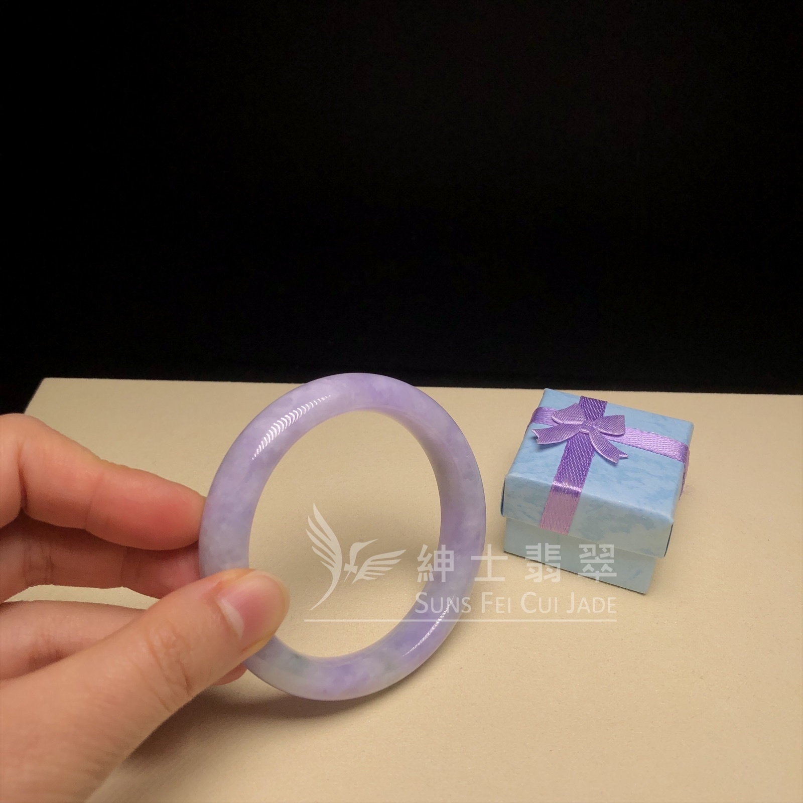 木那藍紫飄花福鐲54.3mm - 1