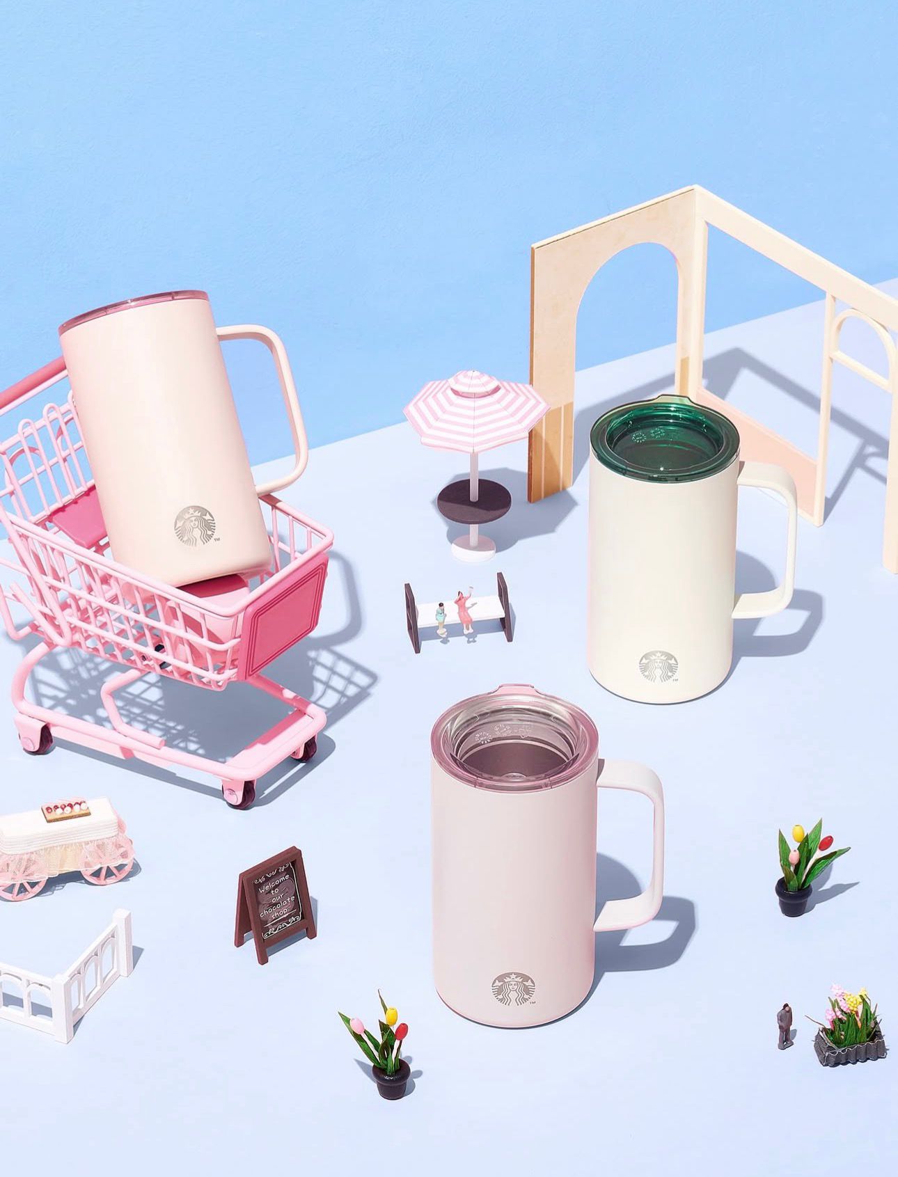 🇰🇷Starbucks Tumbler 掛飾Set