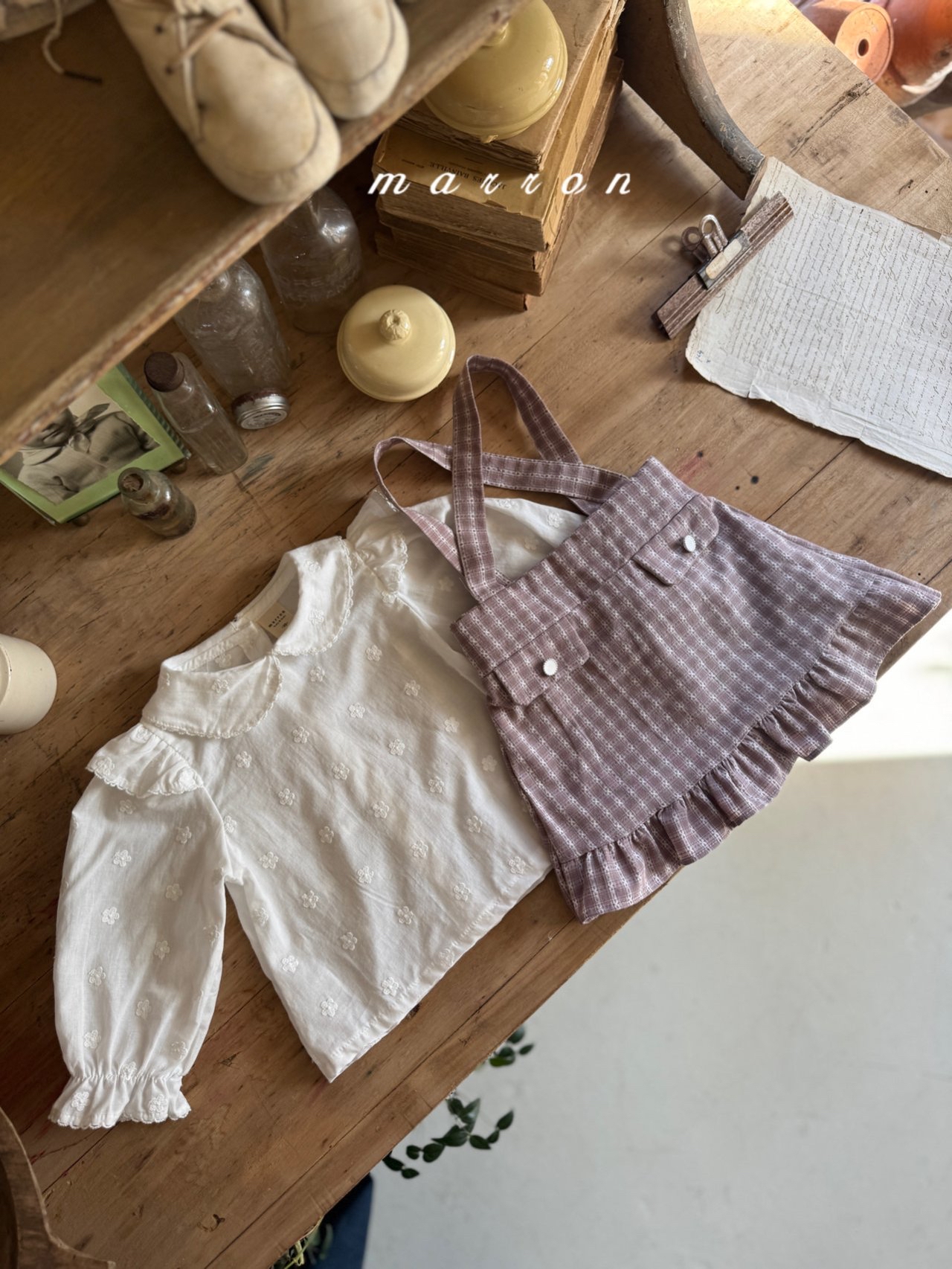 🇰🇷Marron blouse