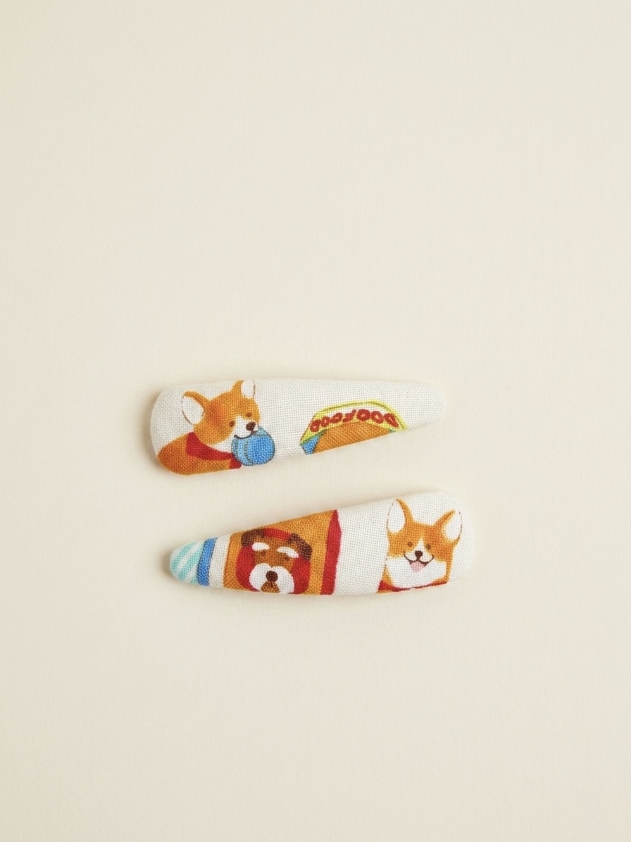 汪星人萌趣水滴夾（6cm）