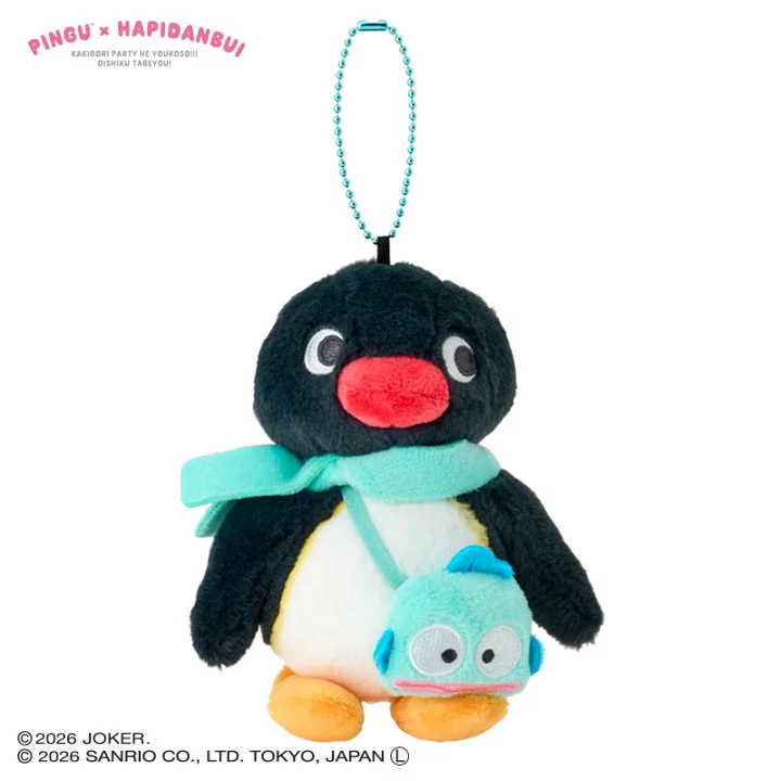 日本預訂📍日本Pingu x HAPIDANBUI得意公仔吊飾