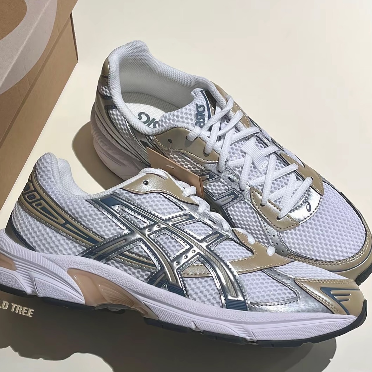 Asics Gel 1130 White Wood Crepe 1201A256 117 STUDIOPLUS