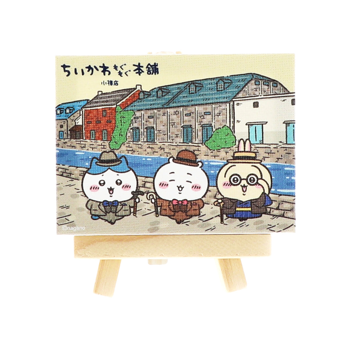 現貨｜Chiikawa ちいかわ 小樽限定 MOGUMOGU本舖限定 日本製 迷你油畫磁石貼 (CMO021-01)