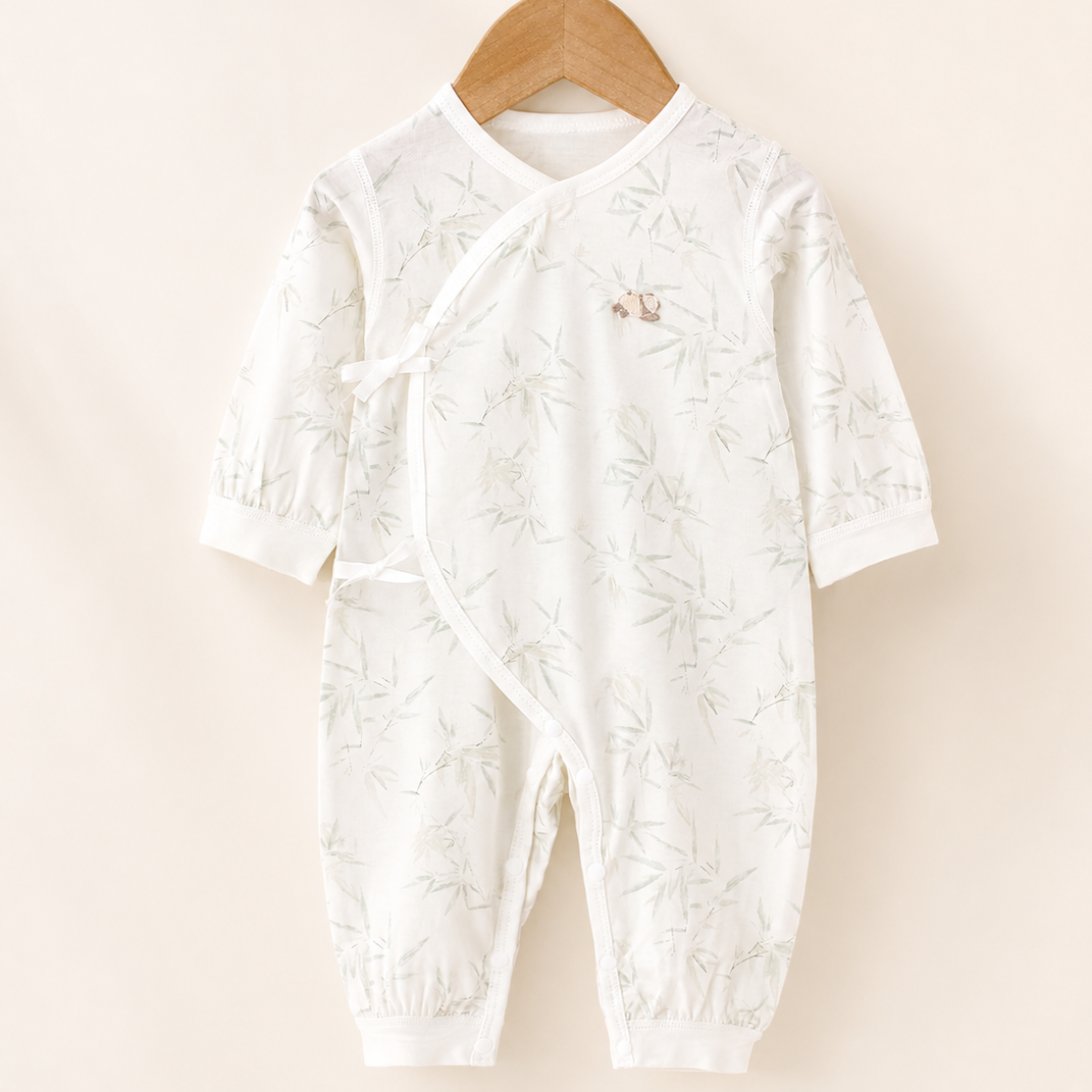 和尚袍 - 米白熊貓 YB09976 Baby Kimono