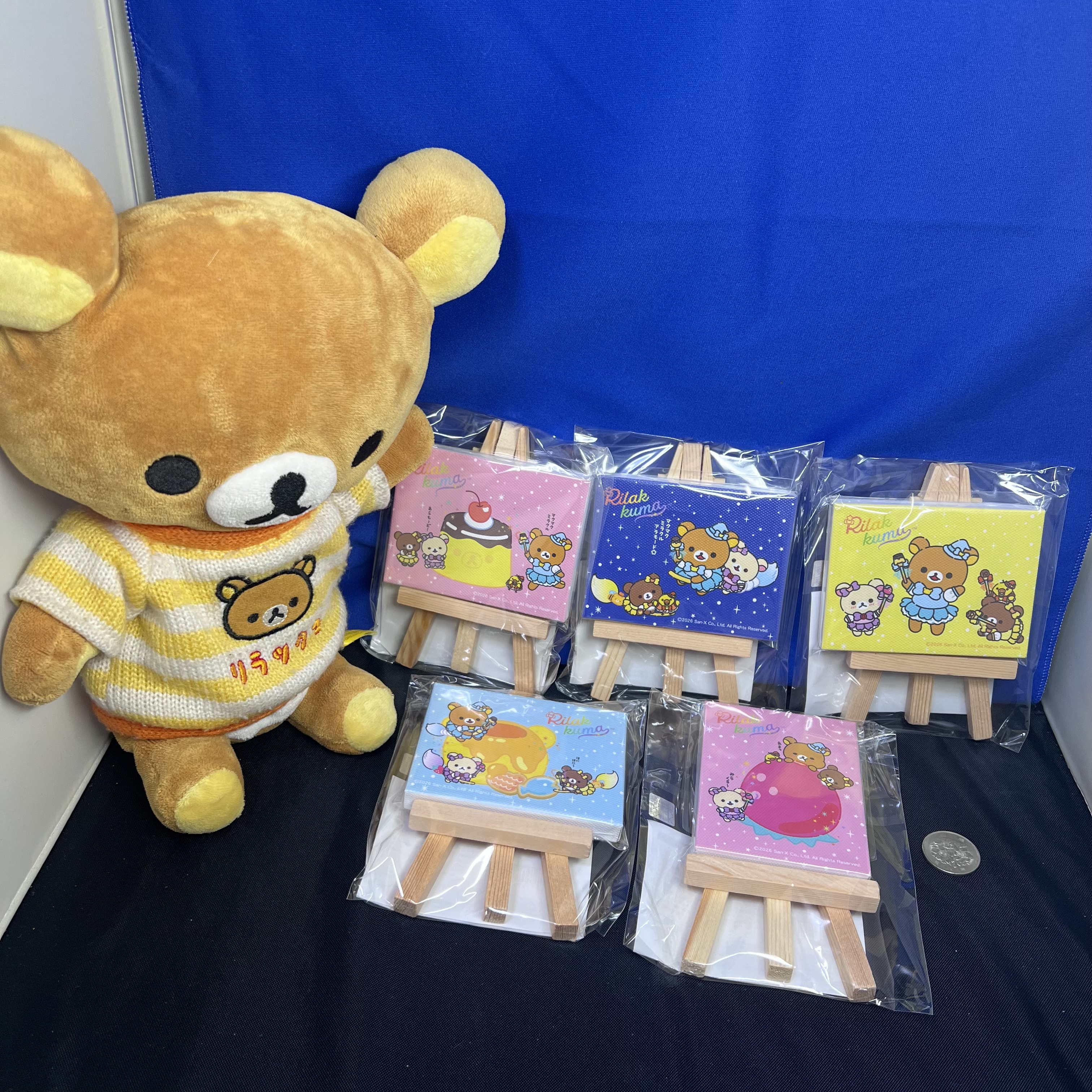 鬆弛熊銀座pop up店 迷你限定附小木架畫(全5款)