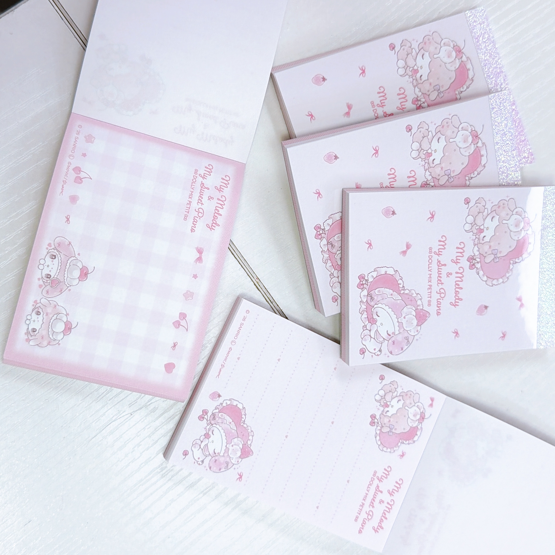 日本直送Sanrio melody piano dollymix 系列文具產品