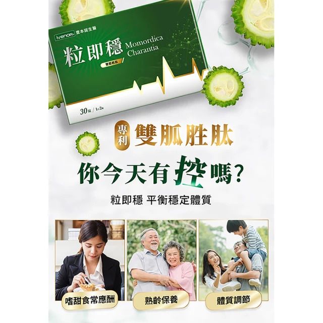 $188盒. 2盒起$180盒。iVENOR粒即穩(粒腺級天然口服胰島素)30粒/盒