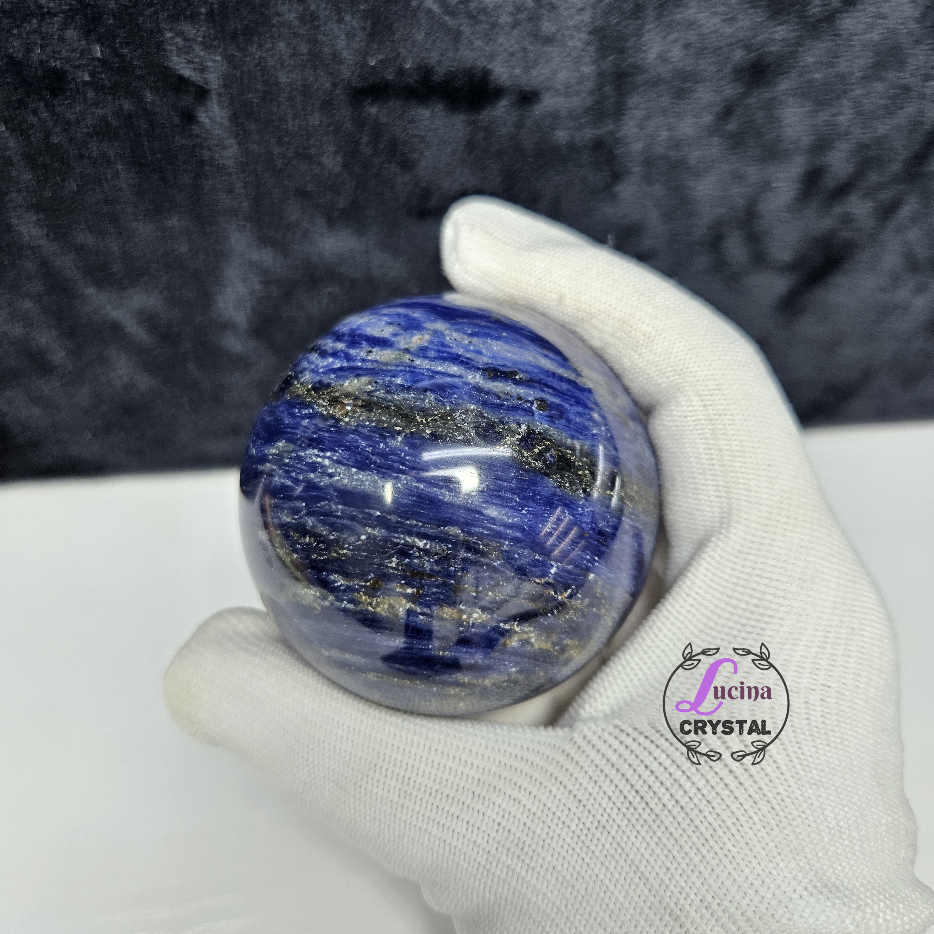 (Co#J329) 藍紋石球/Sodalite Sphere