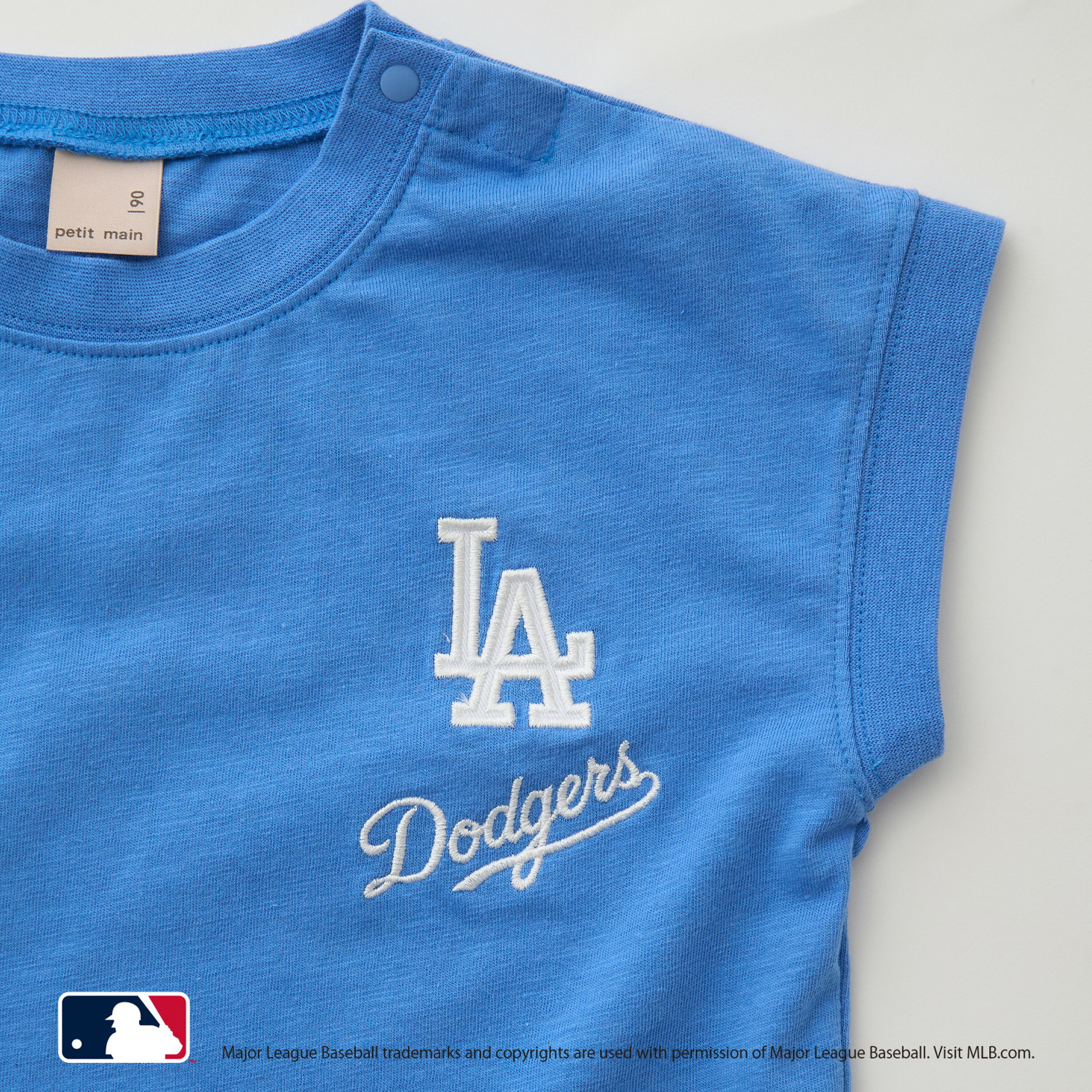 🇯🇵預訂 日本直送🇯🇵Petit Main x MLB系列三色球隊標誌上衣短褲上下套裝