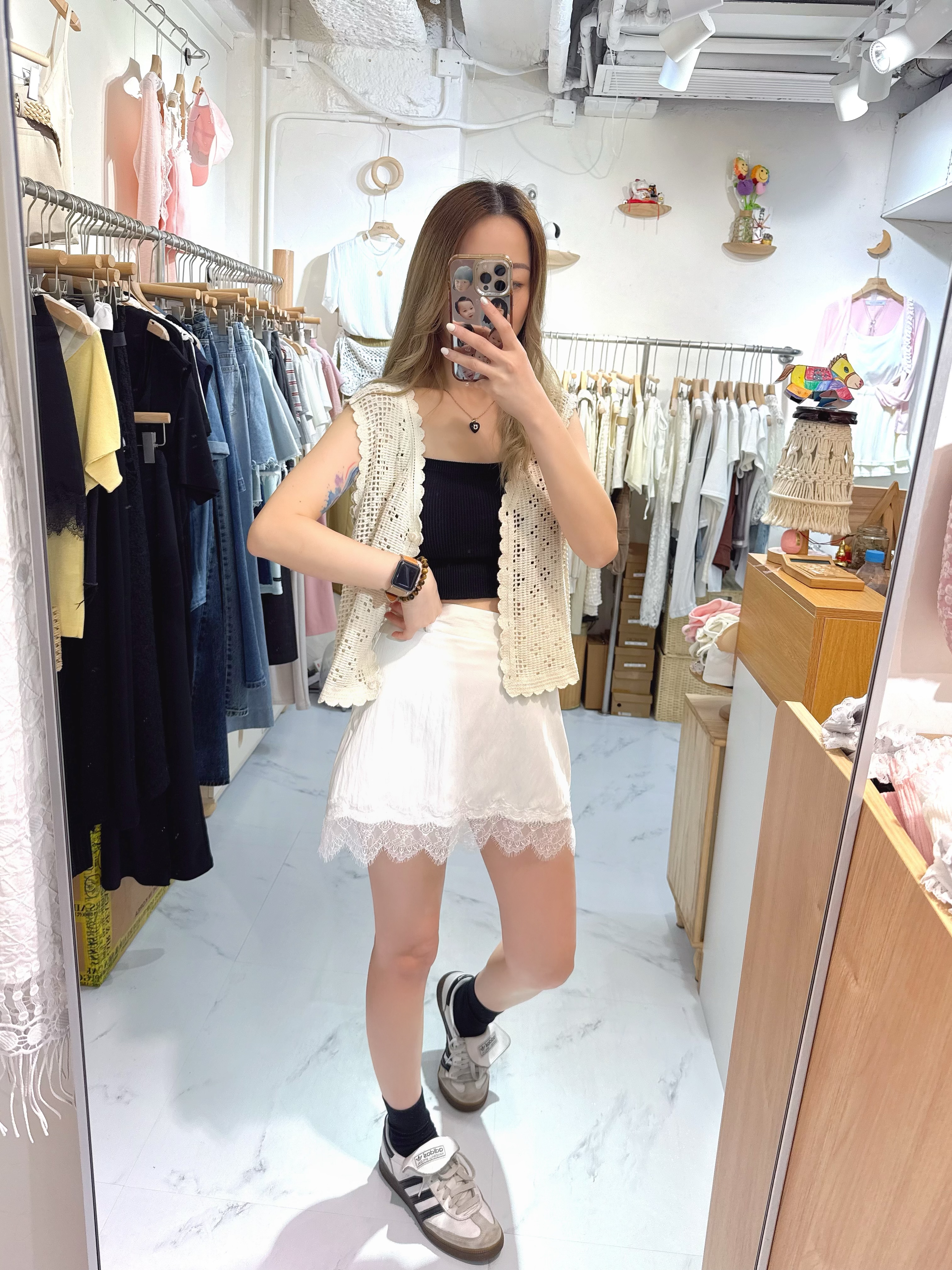 lace腳短褲