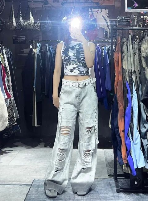 Black Vintage jeans #0371