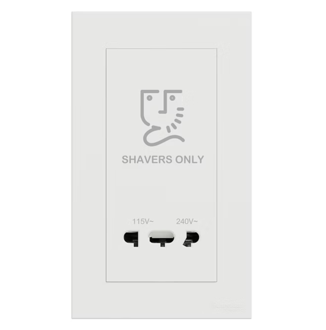 施耐德 奐然AvatarOn C 白 鬚刨插座 115V/240V