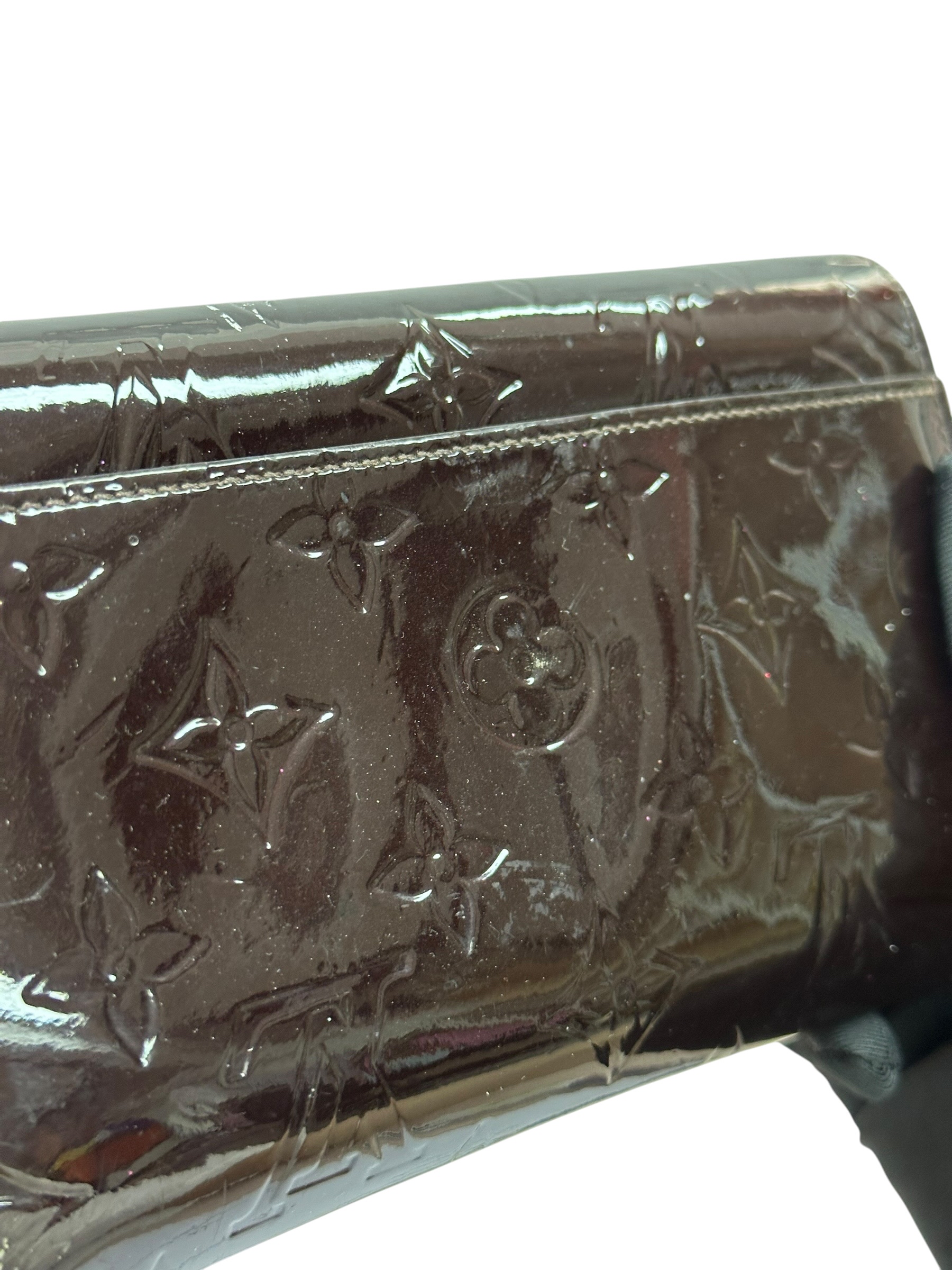 Pre-owned Louis Vuitton Monogram Vernis Pochette Félicie chain wallet / Product Code: 081203
