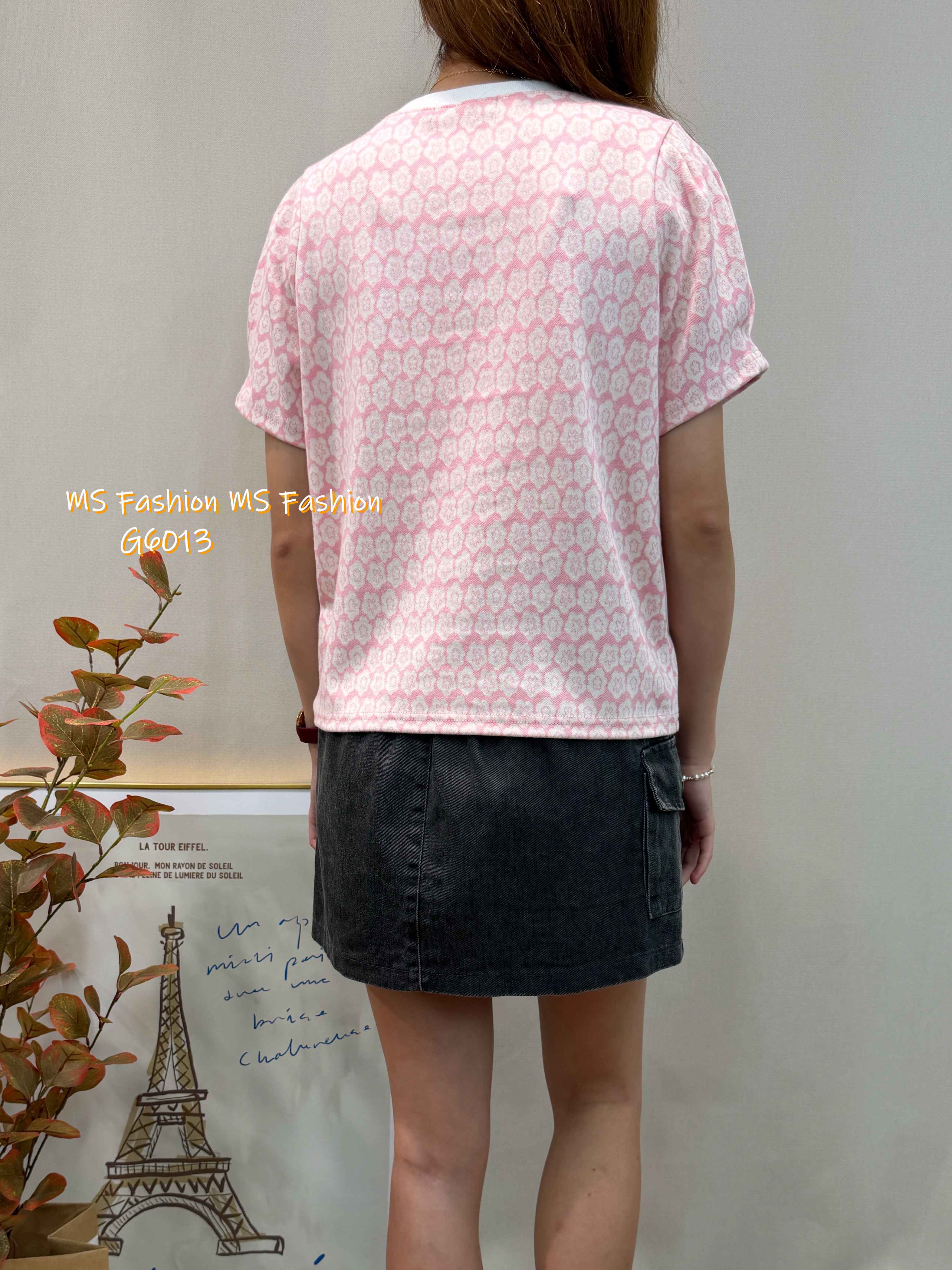 G6013 韓國🇰🇷特色花花print top