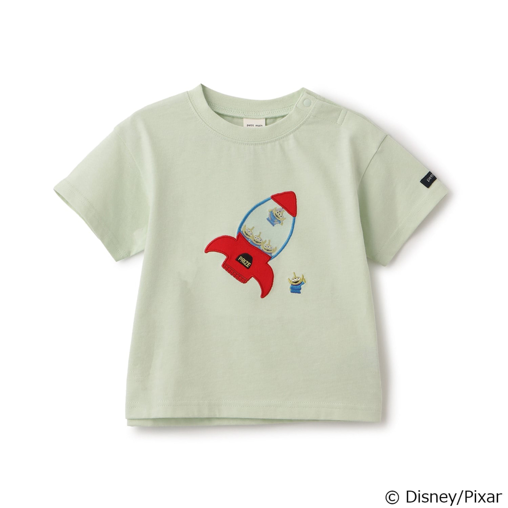 🇯🇵預訂 日本直送🇯🇵Petit Main x Toy Story系列六色人物刺繡貼花短袖T恤