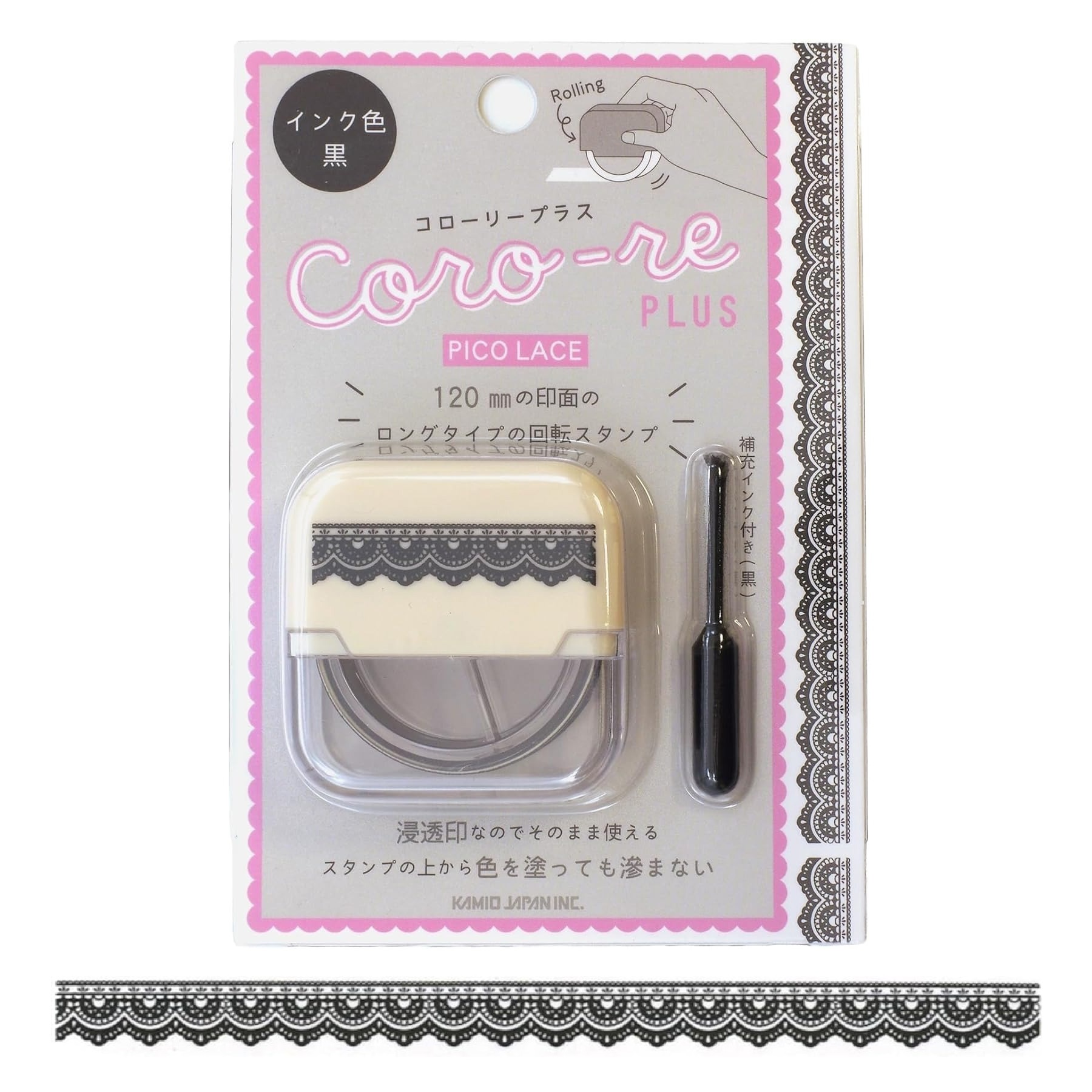 現貨｜PICO LACE 花邊 日版 CORO-RE PLUS 轆轆 印章 (230009)