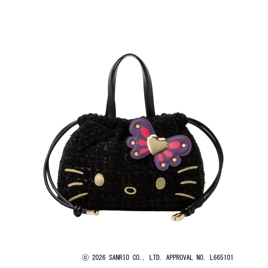 🌸 【預訂】ANNA SUI×HELLO KITTY 巾着2Way手提袋