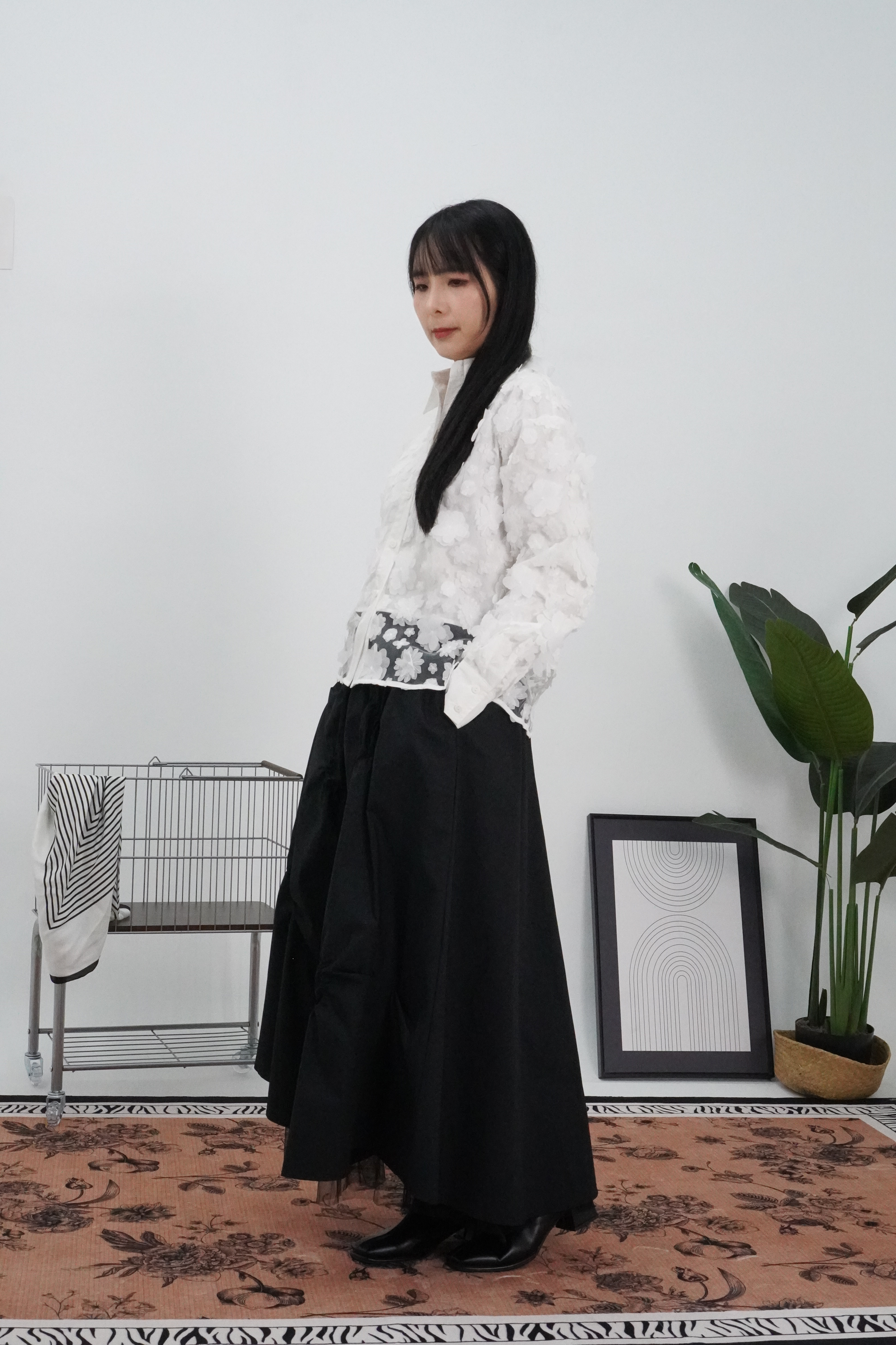 【设计师款】繁花似锦长袖上衣