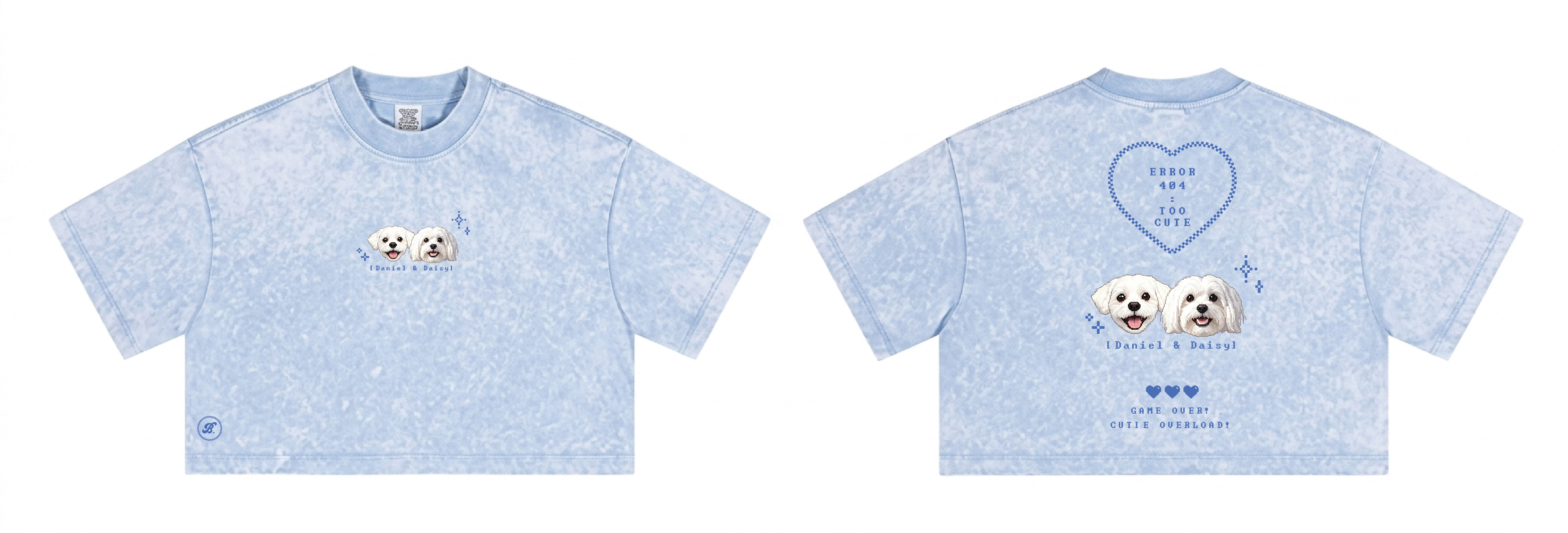 【寵物客製】女裝Crop Tee