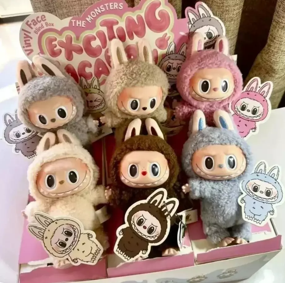Labubu《THE MONSTERS》— 閃電馬卡龍 軟膠臉盲盒