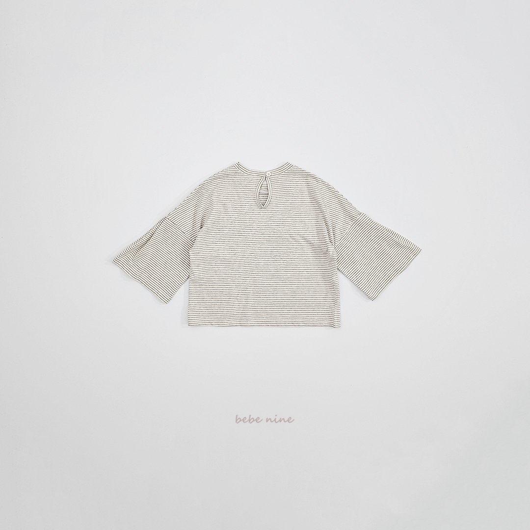 🌸預訂 韓國直送🌸🇰🇷Bebenine兩色條紋寬鬆闊長袖上衣