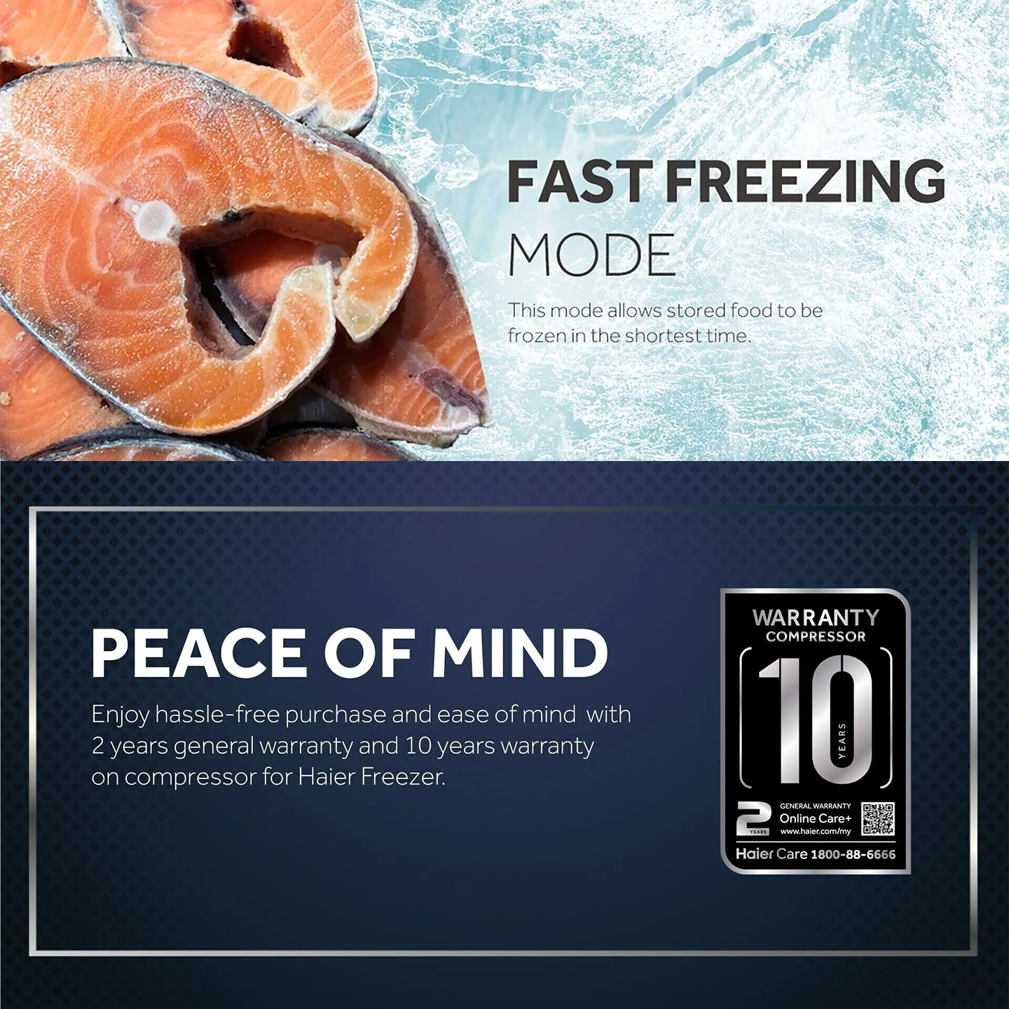 Haier 319L Chest Freezer (BD-328HP)