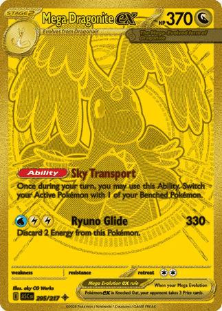 Pokemon TCG Ascended Heroes - Mega Dragonite EX-295/217