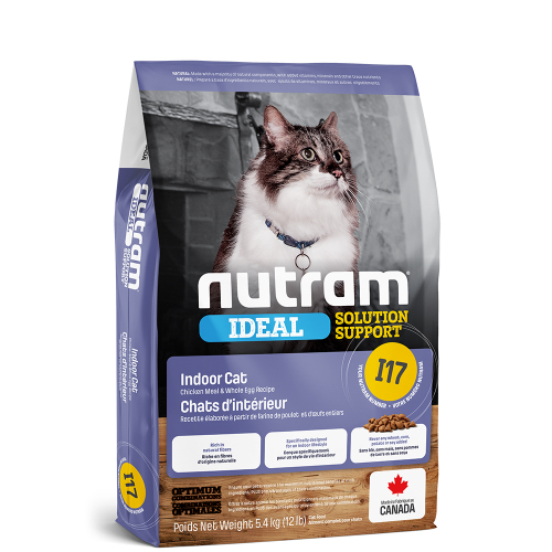 Nutram 紐頓 I17 成貓 (控制掉毛) 天然貓糧  2Kg