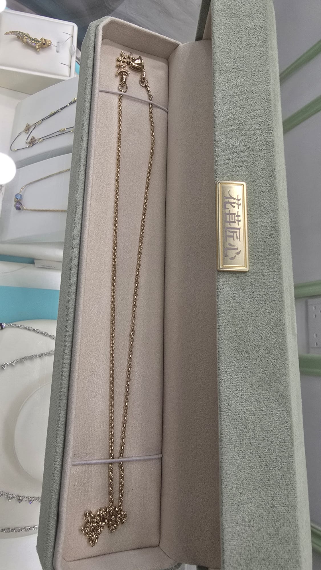 18K鑽石項鏈 G5g D0.1ct