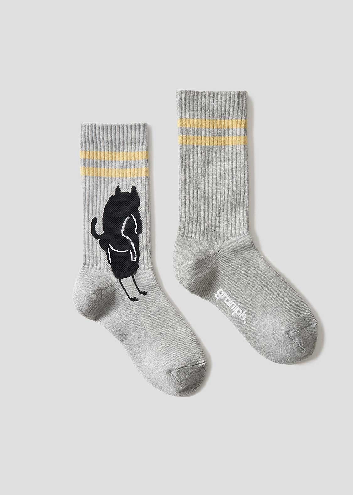 📦訂購 日本限定 graniph Beautiful Shadow 中筒襪