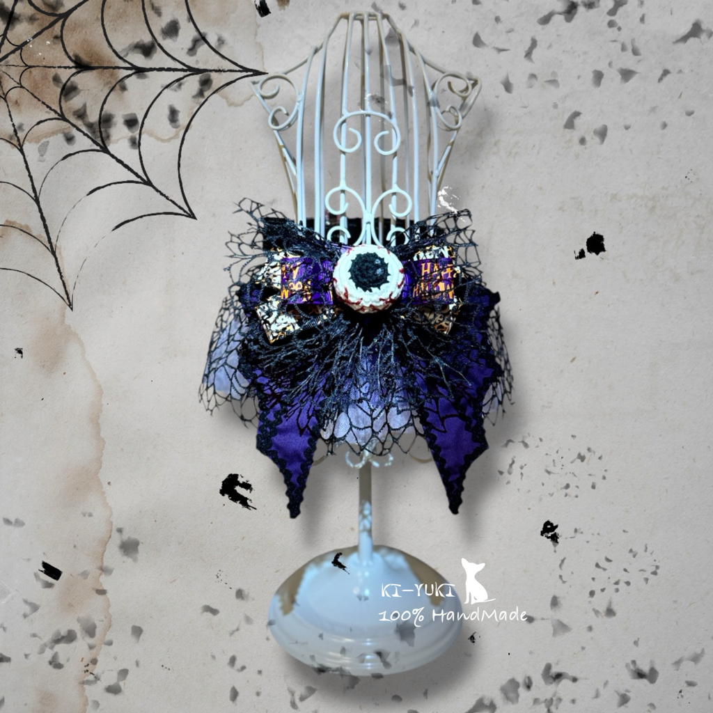 寵物手作 Halloween 暗黑者 歌德風 頸飾