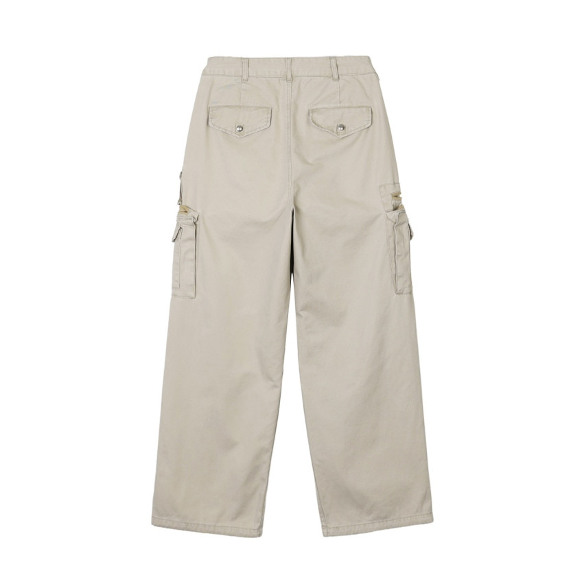 Cotton Wide-Leg Cargo Pants(Unisex)