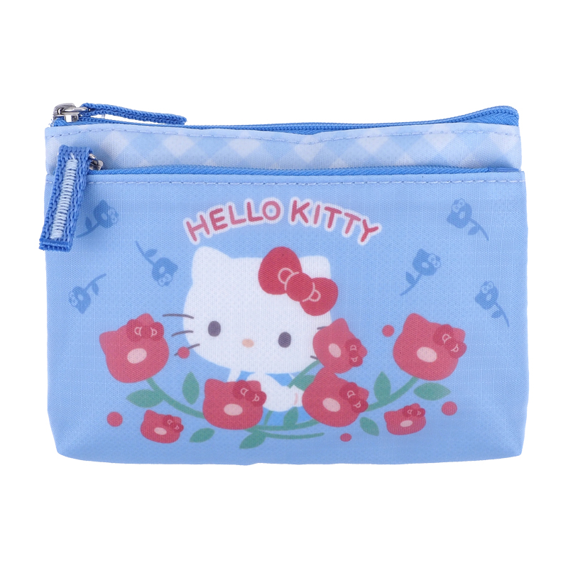 Hello Kitty Two Zip Pouch 雙層小袋