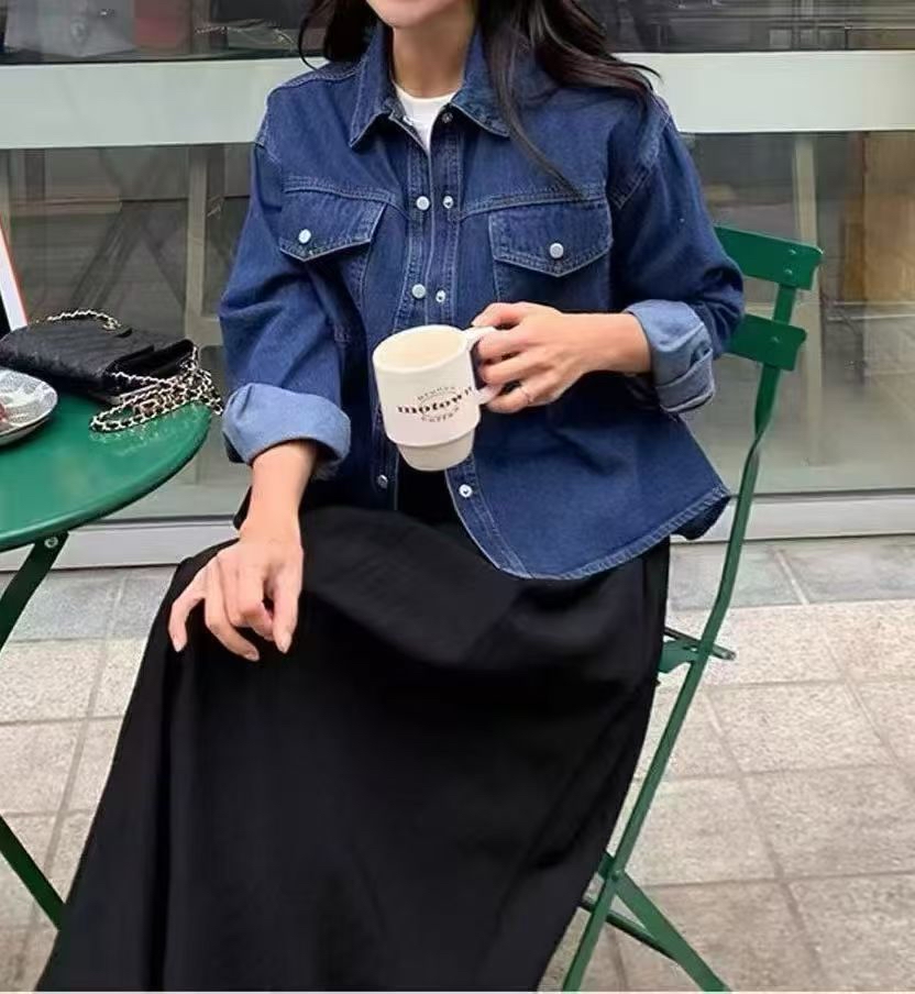 OB OY 短身牛外套（尖袋）